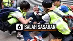 Aksi demo di Hong Kong masih terus berlangsung hingga sekarang. Bahkan, wisatawan Jepang terkena salah sasaran oleh para pendemo. Akibatnya, wisatawan tersebut alami luka-luka.