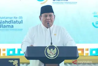 Prabowo di Muktamar NU