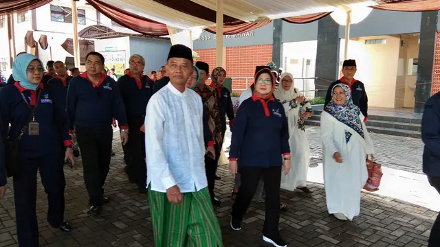 Puncak Peringatan Hari Tuberkulosis Sedunia 2019 dihadiri Menkes Nila di Pondok Pesantren Cipasung, Tasikmalaya. (Foto: Giovani Dio)