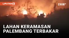 Dua Hektar Lahan di Kawasan Keramasan Terbakar