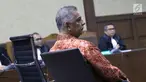 Terdakwa kasus dugaan suap proyek PLTU Riau-1, Sofyan Basir saat menjalani sidang lanjutan di Pengadilan Tipikor, Jakarta, Senin (1/7/2019). Sidang beragendakan pembacaan tanggapan atas nota keberatan terdakwa oleh JPU KPK. (Liputan6.com/Helmi Fithriansyah)