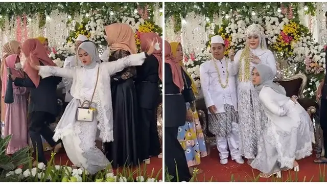 Viral Aksi Wanita Joget Heboh di Acara Pernikahan, Banjir Komentar Netizen