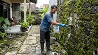 8 Trik Membersihkan Lumut Tebal dan Licin di Dinding Luar Rumah Pakai Garam Krosok, Rontok Seketika