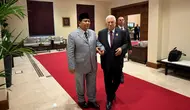 Presiden Indonesia terpilih 2024-2029, Prabowo Subianto bertemu Presiden Palestina, Mahmoud Abbas di sela KTT "Call for Action: Urgent Humanitarian Response for Gaza&rdquo; yang digelar di Amman, Yordania, Selasa (11/6/2024) (Istimewa)