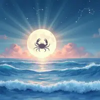 logo ramalan zodiak cancer (sumber: AI generated)