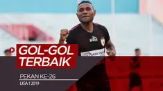 Berita video gol-gol terbaik yang tercipta pada pekan ke-26 Shopee Liga 1 2019.