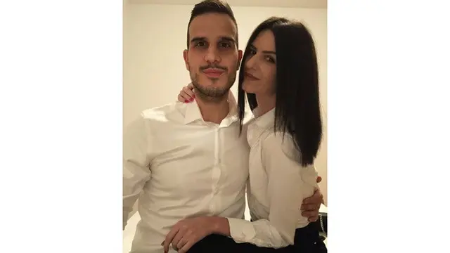 6 Momen Mesra Ante Bakmaz dengan Kekasih, Bek Persik kediri