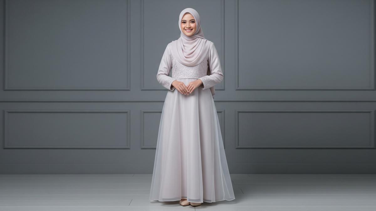 8 Tren Gamis Organza Simple tapi Mewah untuk Pesta Pernikahan, Stylish dan Elegan