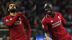 Persaingan menjadi jawara top scorer Premier League semakin seru. Mohamed Salah dan Sadio Mane yang sama-sama mencetak dua gol kala melumat Huddlesfield 5-0 kini bertengger di top 3 pencetak giol terbanyak Premier League. (Kolase Foto AFP)