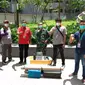 Uji coba Autonomous UVC Mobile Robot (AUMR) Garapan Telkom University telah berhasil dilakukan di Wisma Atlet Jakarta pada pada Selasa (7/4/2020). (Istimewa)