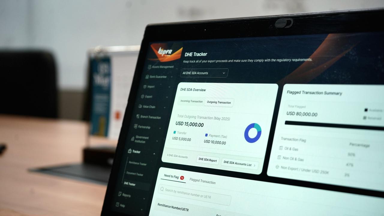Kopra by Mandiri Hadirkan DHE Tracker, Bantu Eksportir Pantau Devisa SDA Secara Real-Time