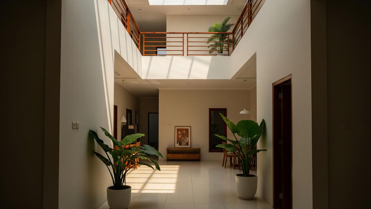 8 Desain Rumah Kecil dengan Void Terasa Luas, Solusi Hunian Nyaman di Lahan Terbatas
