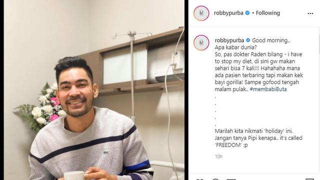 Robby Purba (Foto: Instagram/@robbypurba)