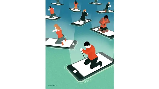 Pria Ini Buat Ilustrasi Keadaan Sosial Zaman Sekarang, 7 Hasilnya Bikin Takjub