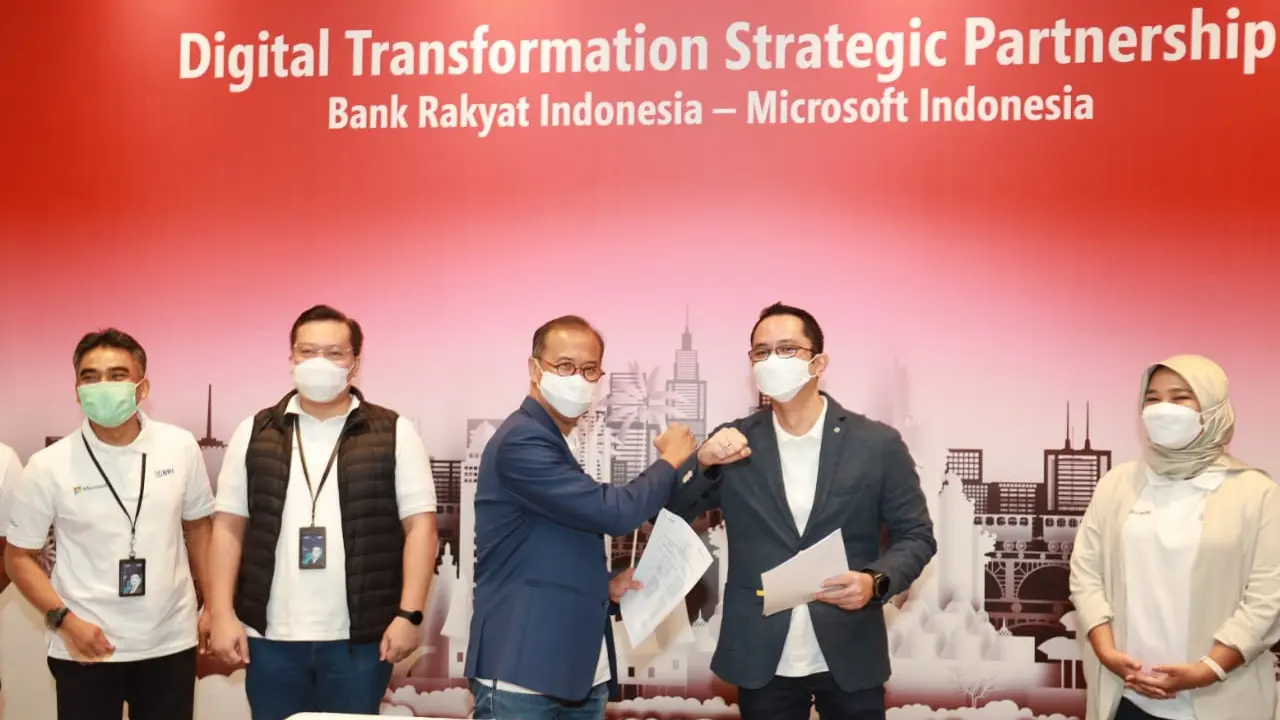 BRI Gandeng Microsoft untuk Perkuat Transformasi Operasi Layanan dan Kultur