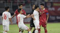 Laga Timnas Indonesia U-20 versus Vietnam pada kualifikasi Piala Asia U-20 2023, hari Minggu (18/09/2022). (Ikhwan Yanuar/Bola.com)
