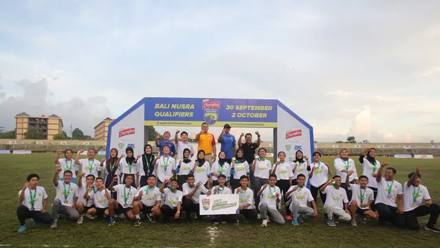 Para pemenang Champion Student Athletics Championships (SAC) Indonesia 2022 kualifikasi zona Bali-Nusa Tenggara