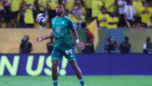Ivan Toney saat memperkuar Al Ahli. (Fayez NURELDINE / AFP)