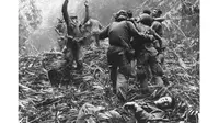 Ilustrasi perang Vietnam. (AP)