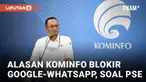 Media sosial diramaikan dengan kabar akan pemblokiran sejumlah aplikasi dan situs penting oleh Kementerian Komunikasi dan Informatika. Diantaranya Google, Twitter, Instagram dan WhatsApp. Kominfo buka suara terkait isu yang mengundang reaksi keras pu...