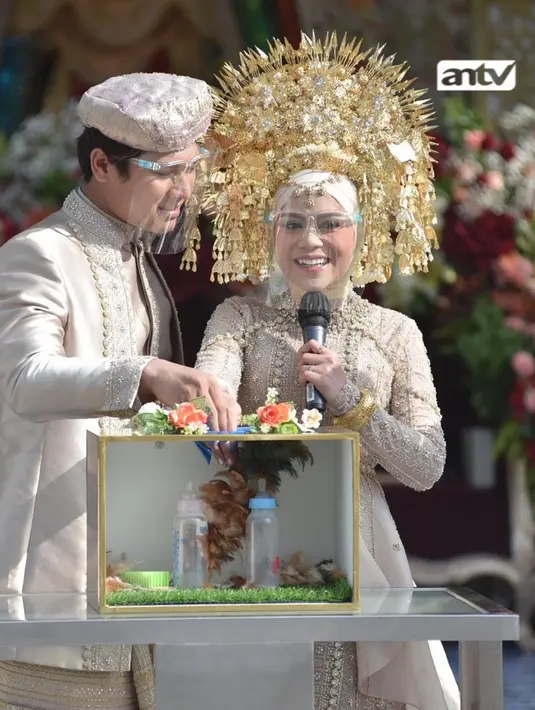 Lesty Billar dan Rizky Billar gelar Manjalang Ka Rumah Mintuo (Instagram/antv_official)
