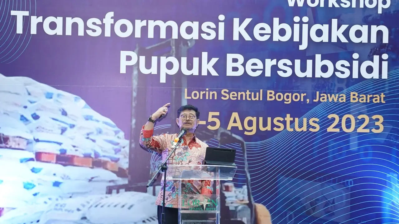 Jadi Variabel Penting, Mentan Syahrul Yasin Limpo Minta Akses Pupuk untuk Petani Dipermudah