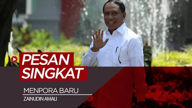 Berita video Presiden Republik Indonesia, Jokowi (Joko Widodo), memberi pesan yang singkat dan padat kepada Menpora yang baru, Zainudin Amali, saat acara perkenalan susunan kabinet Indonesia Maju, Rabu (23/10/2019).