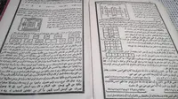 Beberapa contoh wafak yang berasal dari kitab kuning (Liputan6.com/Jayadi Supriadin)