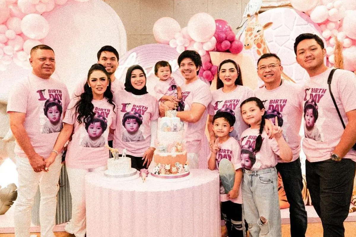 Momen Ulang Tahun Ameena Anak Aurel dan Atta Halilintar, Digelar Sederhana
