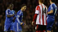 [Half Time] Hazard Gemilang, Chelsea Unggul 2-1