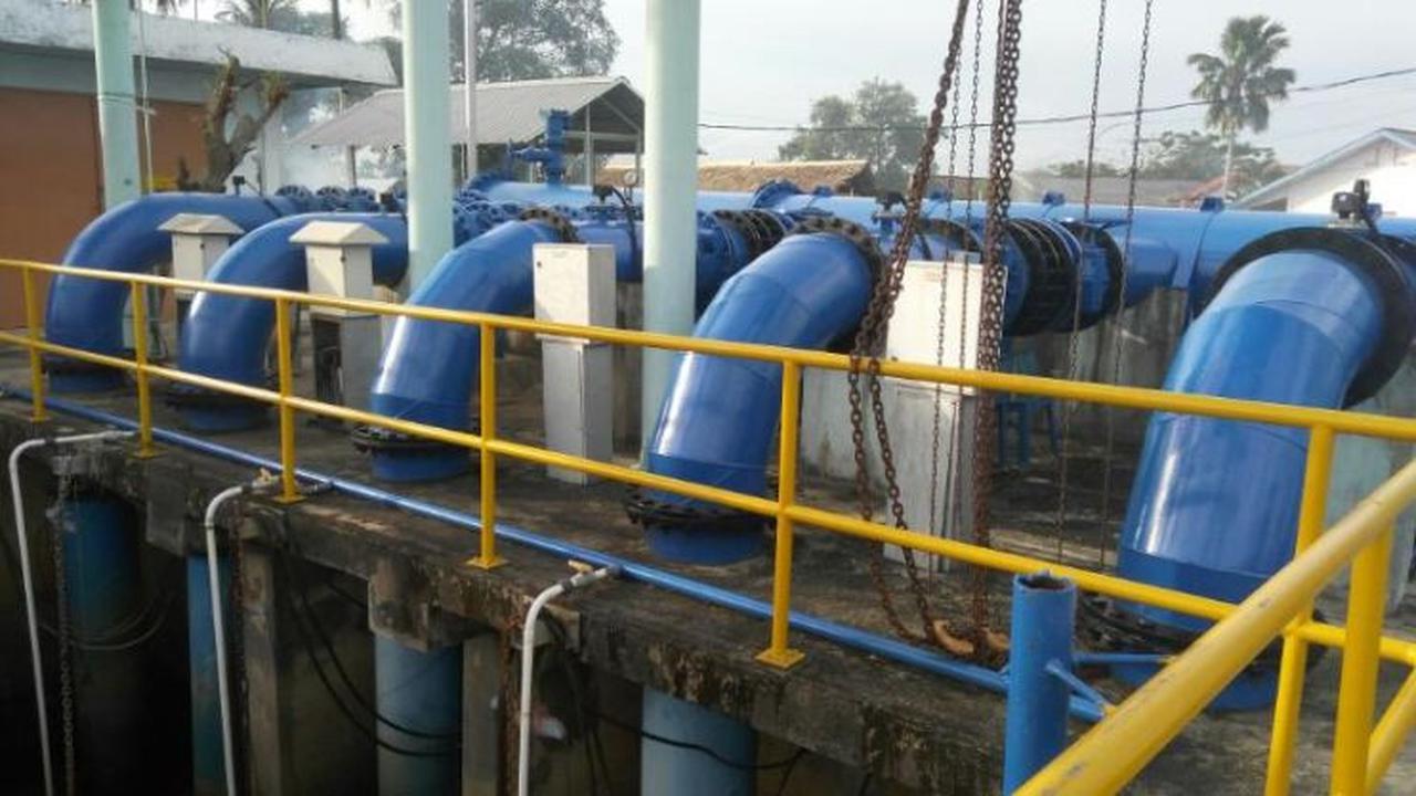 Kementerian PUPR mengembangkan Sistem Pengelolaan Air Minum (SPAM) Kota Bandar Lampung yang akan melayani 300 ribu  jiwa penduduk. (Dok Kementerian PUPR)