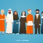 Ilustrasi agama, toleransi (Cultural diversity vector created by pikisuperstar - www.freepik.com)
