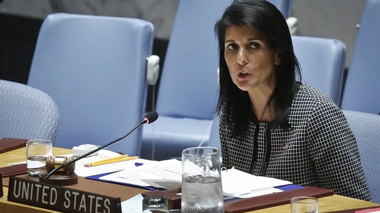 Dubes AS untuk PBB Nikki Haley mengecam keputusan Rusia untuk memveto rancangan resolusi DK PBB