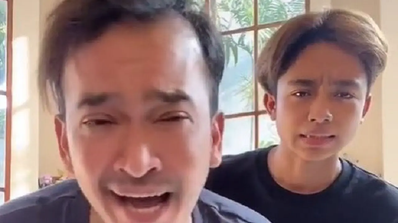 Ruben Onsu - Betrand Peto (Foto: TikTok)