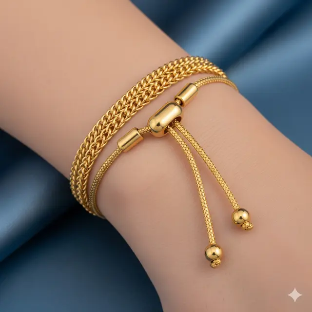 Model Gelang Serut Emas 24 Karat Elegan. (via Gemini)