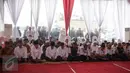 Presiden Joko Widodo dan Wapres Jusuf Kalla berserta Menkopolhukam Wiranto, Panglima Jendral TNI Gatot Nurmanyto, Menteri Agama Lukman Hakim saat mendengarkan ceramah saat melaksanakan salat Jumat di Monas, Jakarta (2/12). (Liputan6.com/Faizal Fanani)