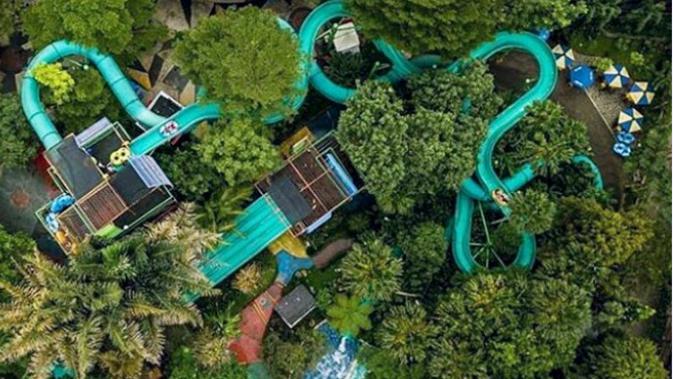 Lebih dari enam ribu pengunjung datang ke The Jungle Waterpark di hari pertama libur Lebaran/Instagram @thejunglebogor.