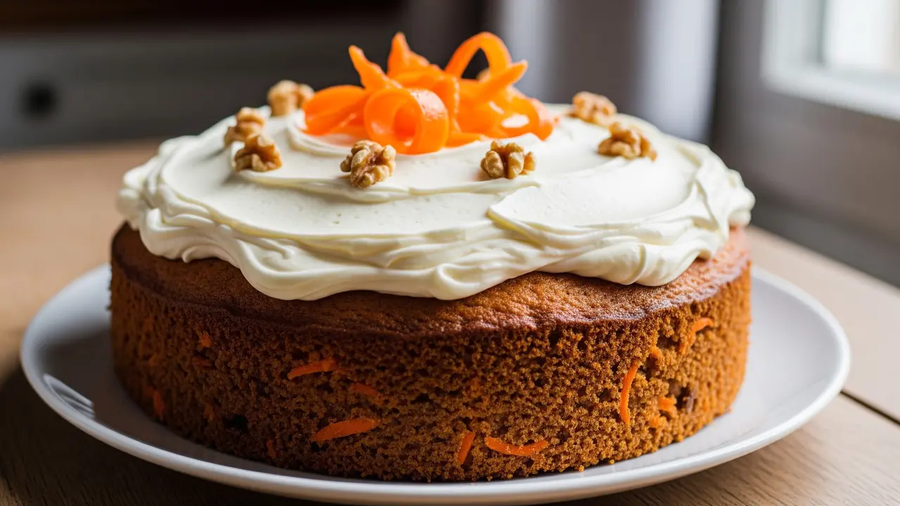 Cake Wortel Takaran Sendok dengan Cream Cheese