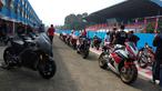 MotoGP Street Experience memberikan kesempatan untuk menjajal motor RC213V-S (Amal/Liputan6.com)
