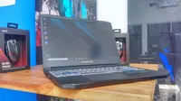 Acer memperkenalkan laptop gaming terbaru, yakni Predator Triton 300. (Liputan6.com/ Switzy Sabandar)