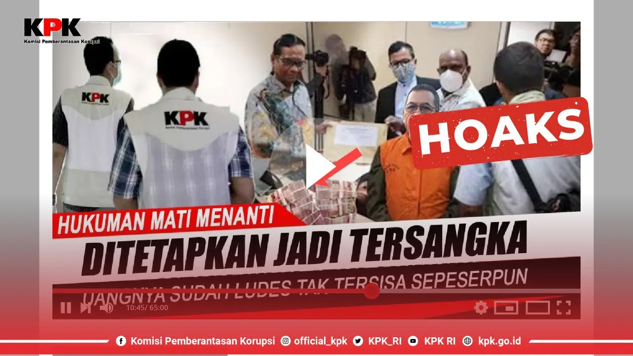 Hoaks KPK tangkap Wali Kota Solo Gibran Rakabuming Raka dan sang adik, Kaesang Pangarep