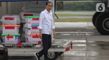 Presiden Joko Widodo Lepas Bantuan Logistik Untuk Korban Gempa Turki Suriah