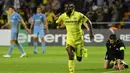 3. Cedric Bakambu (Villarreal) - 9 Gol (1 Penalti). (AFP/Jose Jordan)
