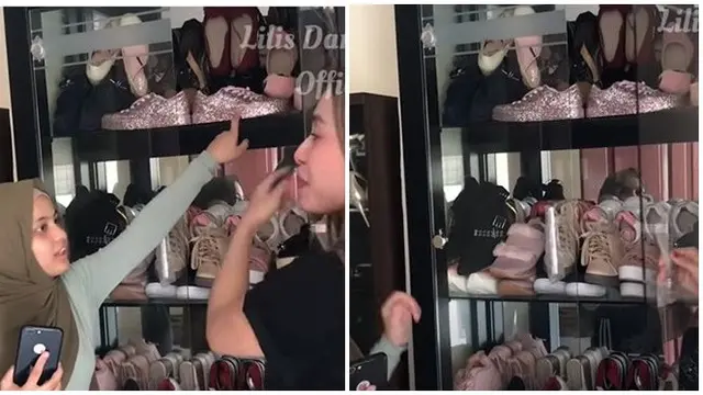 6 Potret Rumah Putri DA, Kamar Dominasi Warna Merah Muda dan Banyak Koleksi Sepatu