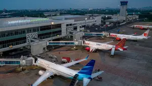 Begini Dampak Erupsi Anak Krakatau di Bandara Ahmad Yani