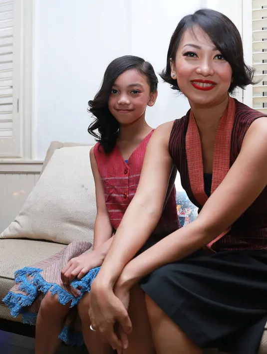 Bocah tujuh tahun yang memiliki nama lengkapa Adyla Rafa Naura Ayu ini pun ingin konsernya mendatang jauh lebih spektakuler.  (Galih W. Satria/Bintang.com)