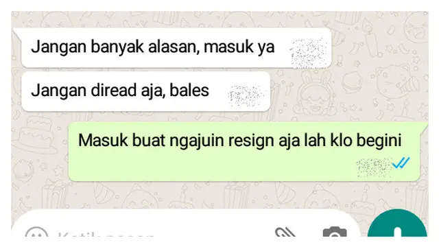 5 Chat Karyawan Minta Bolos Kerja ke Atasan Ini Nyeleneh Banget