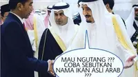Meme kunjungan Raja Salman ke Indonesia