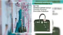 Angel Lelga mempunyai tas Hermes warna hijau, siapa yang menyangka jika tas kecil ini berharga Rp 1,1 milir. (Foto: instagram.com/hermesselebriti)