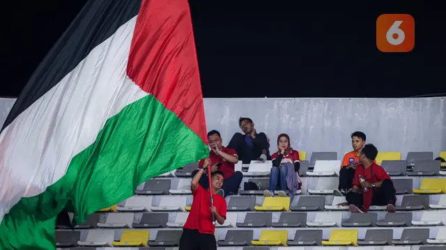 Bendera Palestina - Timnas Indonesia U-17 vs Timnas Panama U-17